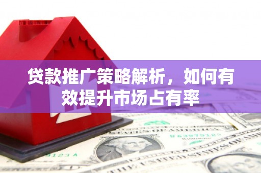 旌阳贷款推广策略解析，如何有效提升市场占有率