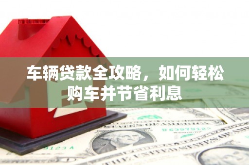 盐埕车辆贷款全攻略，如何轻松购车并节省利息