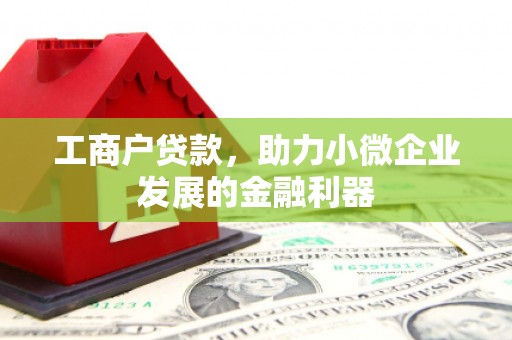 鲅鱼圈工商户贷款，助力小微企业发展的金融利器