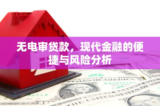 扶绥无电审贷款，现代金融的便捷与风险分析