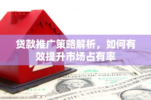 临渭贷款推广策略解析，如何有效提升市场占有率