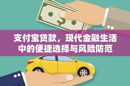 固阳支付宝贷款，现代金融生活中的便捷选择与风险防范