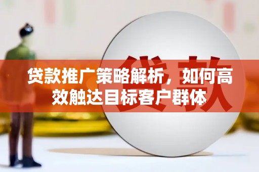 涞水贷款推广策略解析，如何高效触达目标客户群体