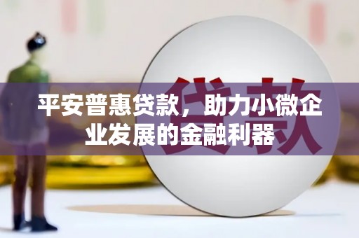 昌乐平安普惠贷款，助力小微企业发展的金融利器