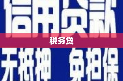 营口税务贷