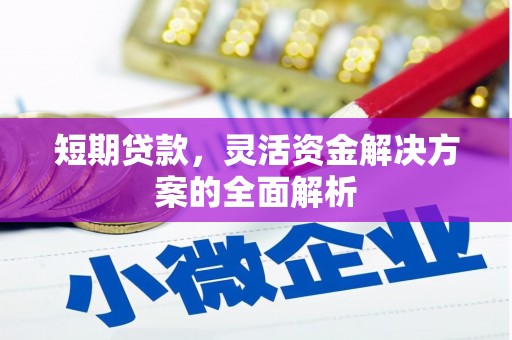 汉源短期贷款，灵活资金解决方案的全面解析