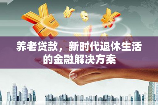 天涯养老贷款，新时代退休生活的金融解决方案