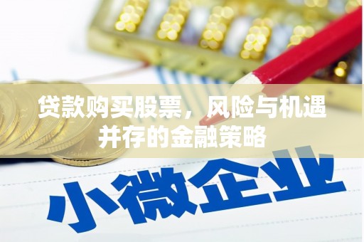 黄骅贷款购买股票，风险与机遇并存的金融策略