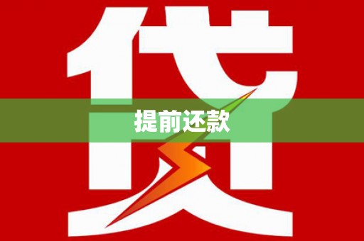 关岭提前还款